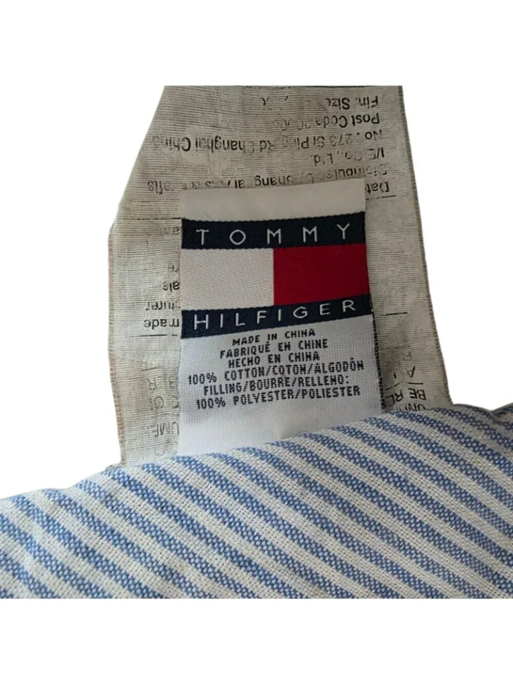 Tommy Hilfiger American Flag USA Stars & Stripes Twin Quilt